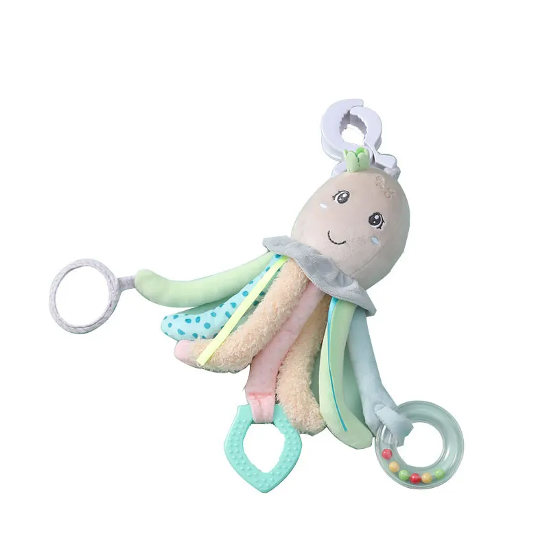 Octopus animal hanging toy on cot e passeggino giocattolo per bambini per afferrare roba giocattolo di buona qualità