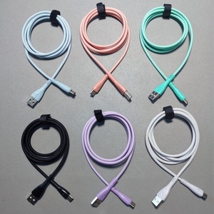 สายชาร์จมือถือไมโคร USB C V8 66W 3A ไนลอนวันที่ถักด้วยการชาร์จเร็ว5A ทองแดงบริสุทธิ์สำหรับใช้ในคอมพิวเตอร์ - Product Image 6