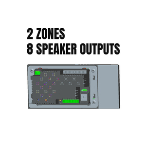 2024 New Type 7 Inch Android 11 2 Zones 8speaker <strong>Outputs</strong> Amplificador TUYA Zigbee Gateway Smart <strong>Control</strong> Panel Wall <strong>Amplifier</strong> - Product Image 6