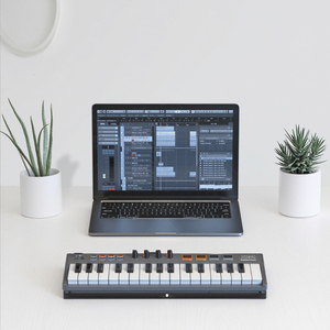 Midiplus微型32 + 专业迷你便携式折叠MIDI键盘控制器乐器，带儿童和成人踏板 - Product Image 4