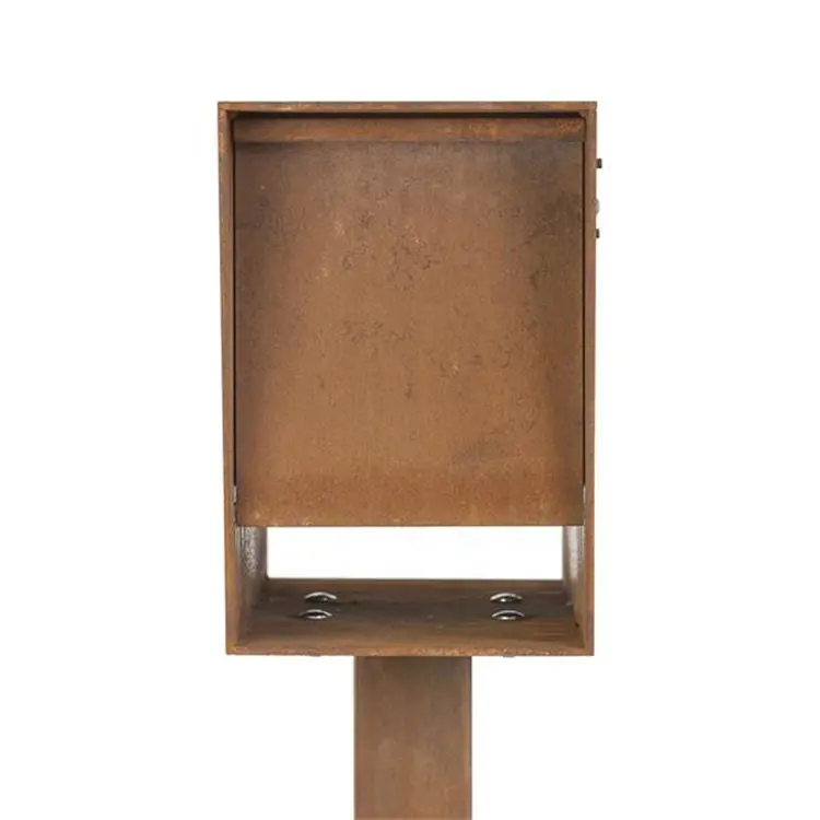 Post office box mailbox delivery outdoor garden apartment metal free standing mailbox post