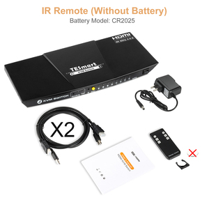 TESmart-Conmutador HDMI de 4 puertos, 4 entradas y 1 salida, conmutador KVM de 4K a 60Hz, multivisor, 4 entradas y 1 salida - Product Image 2