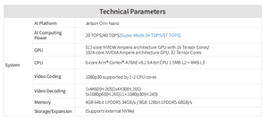 OEM ODM Jetson Orin Nano 5*USB3.2 40TOPS 8GB Edge <strong>Computing</strong> Box AI Gateway for Industrial Edge AI <strong>Systems</strong> Wide Temp Rich I/O - Product Image 5