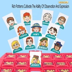 Custom Guess who <strong>I</strong> Am Parent-child Interaction Intellectual Thinking Training Toys Two-man Match Board <strong>Game</strong> Intelligence <strong>Game</strong> - Product Image 5