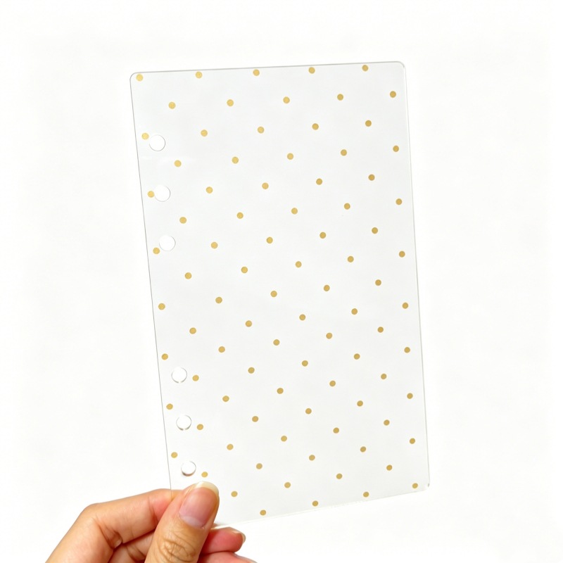 A6 à pois beiges (pièce unique)