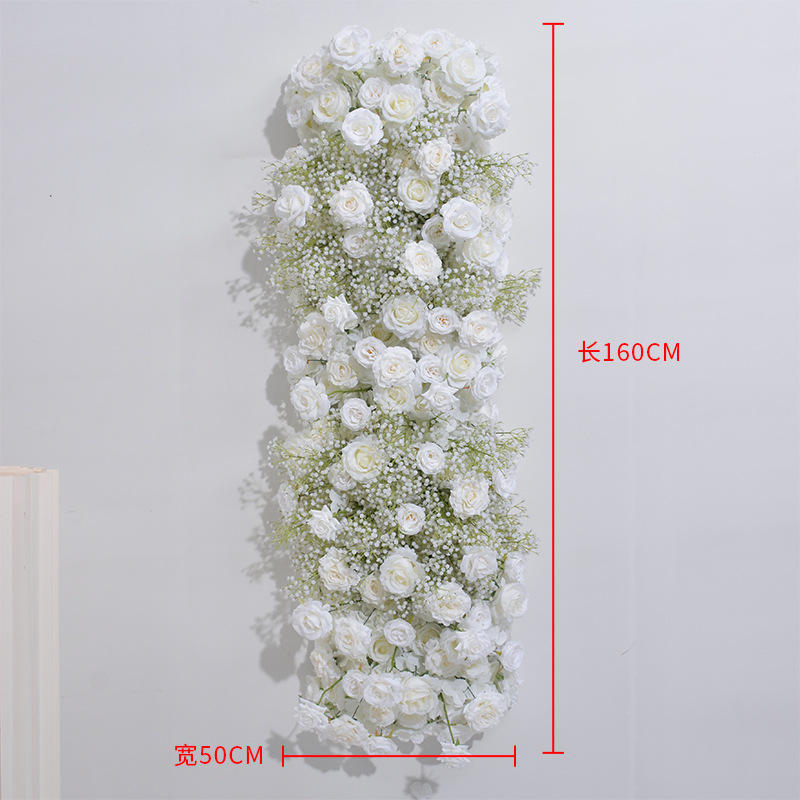 No.74 150*50cm Flower Runner White