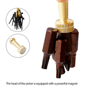 CRV 32 in 1 MULTIPURPOSE Screwdriver Set Ratchet Wrench Screw Driver Kit S2 Magnetic Bits Tools Set with Strong Magnetic <strong>Picker</strong> - Product Image 5