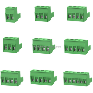 端子ブロックワイヤからボードへ5.08プラグ可能端子ブロック女性と男性2EDGK-5.08 - Product Image 5