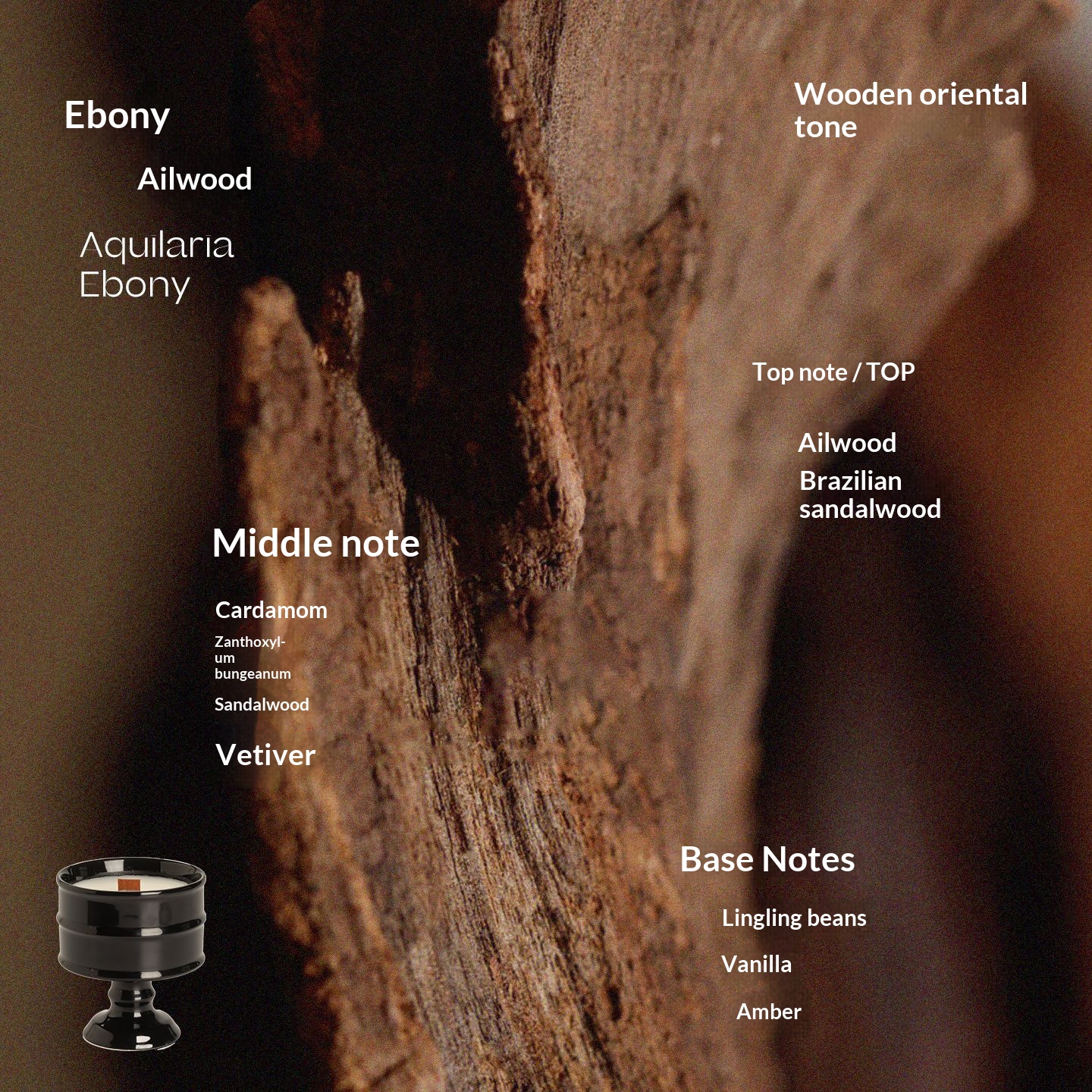 Black Cup - Ebony Agarwood