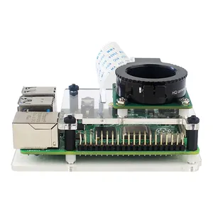 <strong>Raspberry</strong> <strong>Pi</strong> HQ <strong>Camera</strong> Module Acrylic Case with Stand <strong>Raspberry</strong> <strong>Pi</strong> Cameras Tripod Bracket Easy to <strong>Install</strong> - Product Image 4