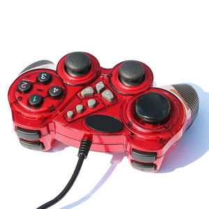 Mando con cable USB para ordenador, mando para PC, doble choque, compatible con Plug and Play