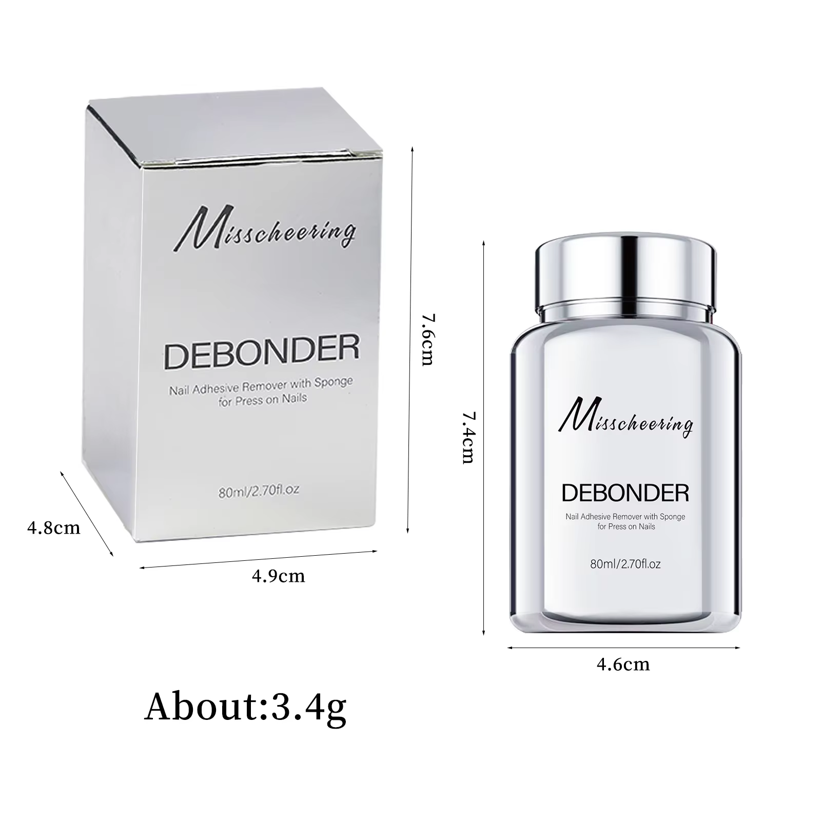 Dissolvant pour gel à ongles