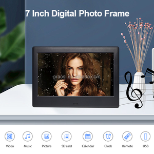 Marco de fotos digital con estante de supermercado de 7 pulgadas Pros con activación de sensor de movimiento Reproductor de video LCD y función WiFi - Product Image 6