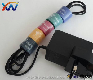 Venta caliente tamaño personalizado multicolor multifunción gestión de cables Uso de jardinería ajustable espalda con espalda gancho y cinta de bucle - Product Image 6