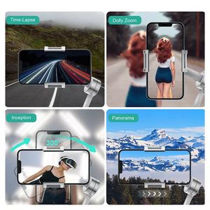 2023 Funsnap Capture Pi3軸ハンドヘルド自撮りジンバルスタビライザー自動フェイストラッキングスマートフォンカメラビデオ録画Vlog Live - Product Image 2