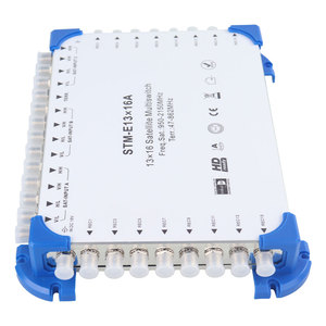 Softel Manufacturer Price 13x16 Unicable Multiswitch if TV <strong>Input</strong> 16 <strong>Output</strong> DiSEqC Satellite Multiswitch with <strong>Amplifier</strong> - Product Image 4