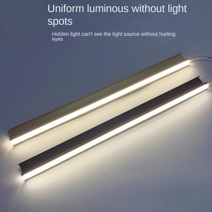 U字型LEDチャンネル1m2m3mマウントキッチンキャビネットウォールパネル埋め込み式アルミニウムLEDストリップセンサースイッチヒートシンクプロファイル - Product Image 6