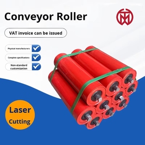 ลูกกลิ้งลำเลียงแบบใหม่ชนิดราง สำหรับงานเหมือง ชุบสังกะสีพิเศษ แบบขนาน ไม่ใช้พลังงาน ทำจากสแตนเลส สำหรับคลังสินค้า - Product Image 5