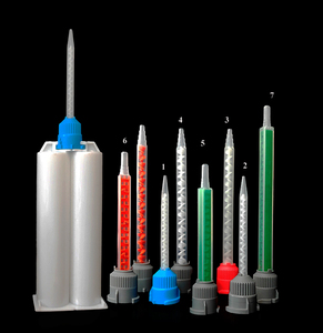 MAQ05-16L Disposable <strong>Static</strong> <strong>Mixer</strong> Tube 50ML 1:1 Cartridge Epoxy Adhesive Mix Quadrate Plastic AB Glue <strong>Static</strong> Mixing Nozzles