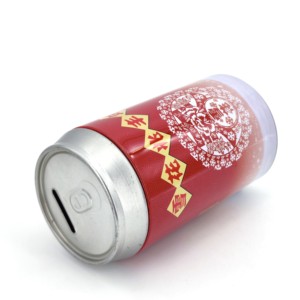 卸売りOEM & ODM丸型ブリキ缶リサイクル可能金属コイン収納容器開放型ブリキボックス - Product Image 3