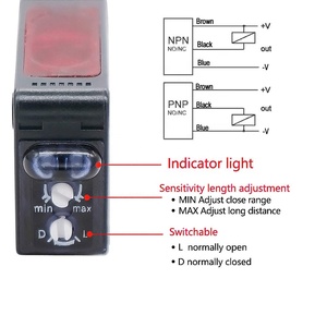 Infrarrojos interruptor de proximidad nuevo estilo pequeño Detector de distancia 10V-30V DC LED rojo de Sensor de láser con buen precio - Product Image 3