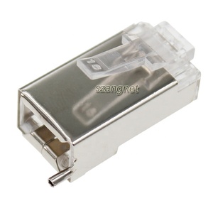 Fabrika desteği EZ tipi 8P8C ağ RJ45 Cat6 Cat6A FTP konnektörleri geçmek - Product Image 6
