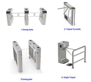 NEO Customized Tripod Turnstile Access Control <strong>Entry</strong>/ Exit or Bi-directional Access Control With QR/IC /NFC Reader