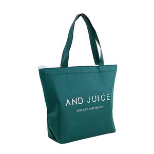 Modische Hot Selling Trendy Praktische Tragbare Vlies-Kühltaschen mit Außen griff und Reiß verschluss - Product Image 5