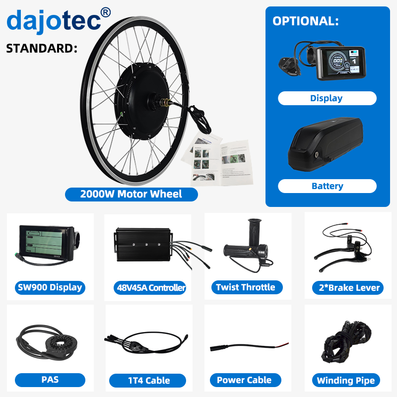 48V 2000W waterproof kit without battery