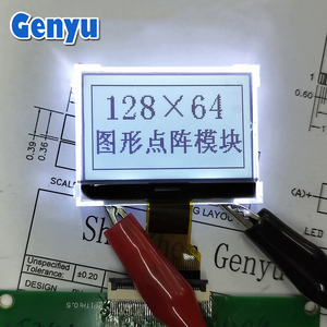 Genyu 1,7 Zoll serielle 8-Bit MCU Schnittstelle ST7565 32 Pin Monochrome COG Lcd 128x64 Grafikbildschirm - Product Image 5