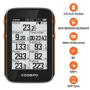 Ordenador de bicicleta inalámbrico impermeable GPS para bicicleta con retroiluminación automática pantalla LCD BT velocímetro odómetro para bicicleta de carretera Moun - Product Image 2
