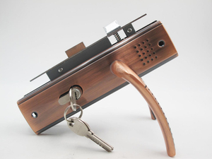 עיצוב חדש ברזל צלחת מכירות ישיר נגד גניבה דלת דלת מנעול פנים דלת חדר שינה ידית נעילת locset עם מפתחות ברזל - Product Image 2