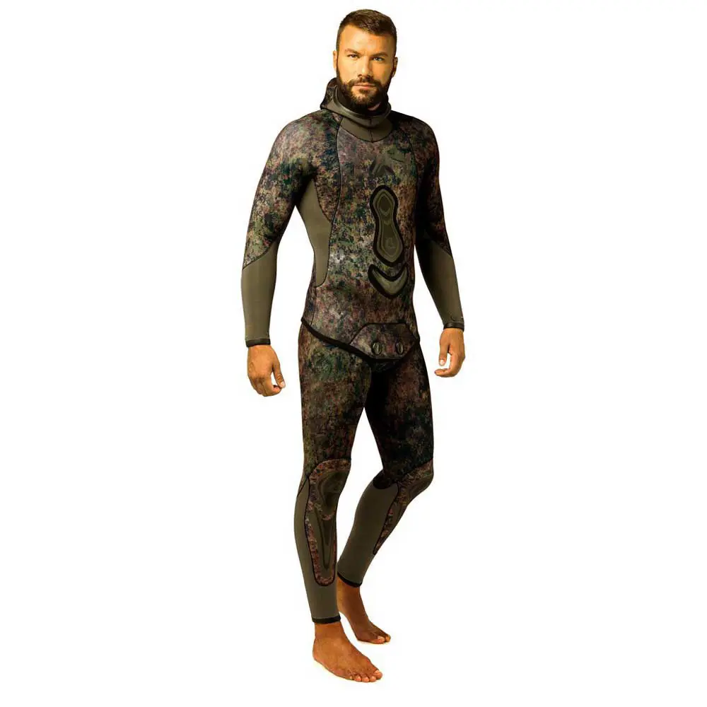 Mens Yamamoto all'ingrosso 2 pezzi Camouflage Diving Clothes Neoprene Men Swim Long 5.5 5Mm Canyoneering Wet Suit