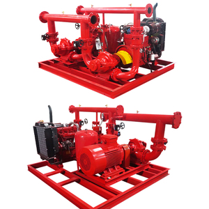 Thiết bị chữa cháy ly tâm mới diesel và bơm tăng áp điện vật liệu thép bơm chữa cháy động cơ cho các tòa nhà - Product Image 3