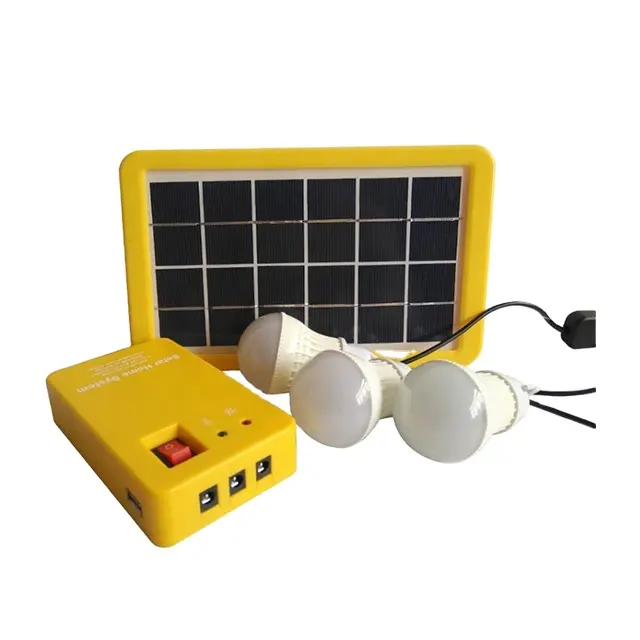 ESG 3W 5W 10w 20w 30w Led Luzes Car Starting Systems Painel Solar Portátil Mini Sistema de Energia Solar