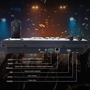 LCD Screen Real Time Monitoring Keyboard <strong>Controller</strong> Ptz Camera POE 4d Joystick <strong>Controller</strong> for Live Streaming