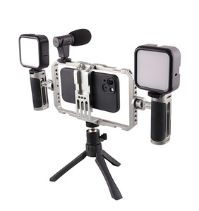 Universal Phone Cage Smartphone Video Rig <strong>Kit</strong> with Handles Handheld <strong>Filmmaking</strong> Vlogging Case Stabilizer for Videomaker - Product Image 3