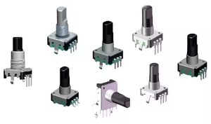 Samplemicroロータリーエンコーダ5V 20パルス20位置決め垂直回転エンコーダ押しボタン付き - Product Image 6