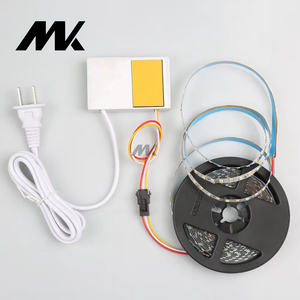 Luz LED de maquillaje para baño, 12V, 1A, un solo toque, tres colores, interruptor de Sensor inductivo inteligente, Mini espejo de cristal, espejo pequeño
