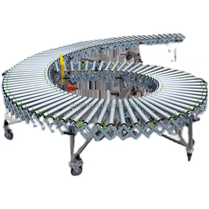 Camiones portátiles de baja resistencia Rueda de patín Contenedor telescópico Carga Transportador de descarga Precio