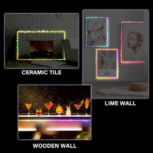 TV arkaplan ışığı USB LED ışık kiti, RGBIC 5050 akıllı ışık çubuğu APP kontrol müzik Sync renk değişimi uzaktan kumanda ile - Product Image 4