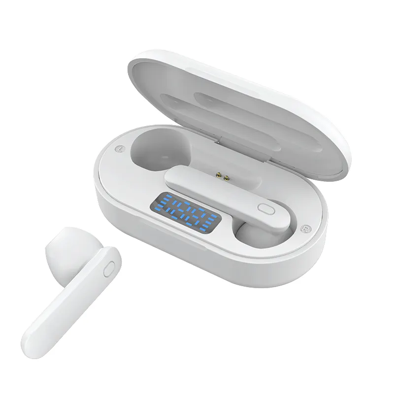 P25 Bluetooth5.0ワイヤレスイヤフォンTWSステレオヘッドフォン耳に内蔵マイクヘッドセットプレミアムサウンド、スポーツ用ディープバス付き