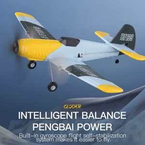 2023 z61 <span class=keywords><strong>Rc</strong></span> מטוס 2.4 גרם 150 מ "מ wingspan 3-ציר אחד מפתח u-Turn מערכת ייצוב