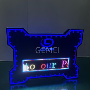 Lettere a scorrimento schermo digitale controllo APP buon compleanno ha portato il segno del tendone della festa pubblicità programmabile bacheca a LED - Product Image 3