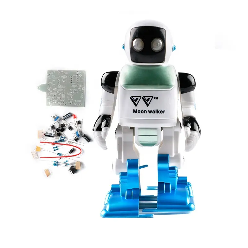 NE555 전자 DIY 부품 자유 걷기 스마트 교육 로봇 키트