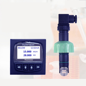DC5-24V NPN PNP <strong>Pulse</strong> <strong>Output</strong> 65mm Plastic Pvc Pipe Line Paddle Wheel Water Flow Meter With Totalizer - Product Image 1