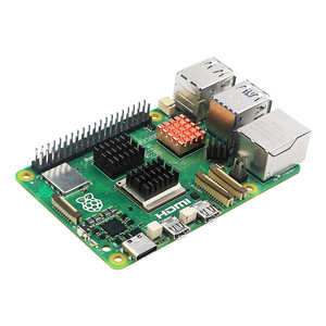 Mini Aluminum <strong>Heatsink</strong> Mini Heat Sink for Raspberry Pi 5 B Case Cooling With Thermal Conductive Tape - Product Image 2