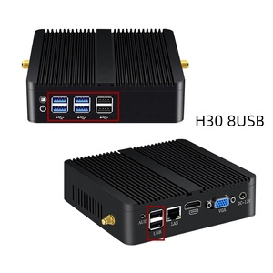 Mini PC Sin ventilador, ordenador de escritorio pequeño con Intel i3 5005U/4005U LAN 8USB Dual Core Linux VGA HD Display WIFI 8G Ram - Product Image 5