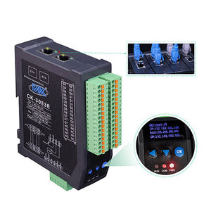 Resistencia térmica de 8 canales PT100/PT1000, módulo IO remoto, Ethernet, TCP integrado, sistema operativo en tiempo Real, entrada analógica, 1 unidad - Product Image 1