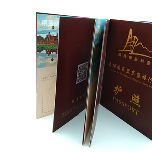 定制金箔冲压培训编程护照书口袋迷你小册子认证印刷 - Product Image 3